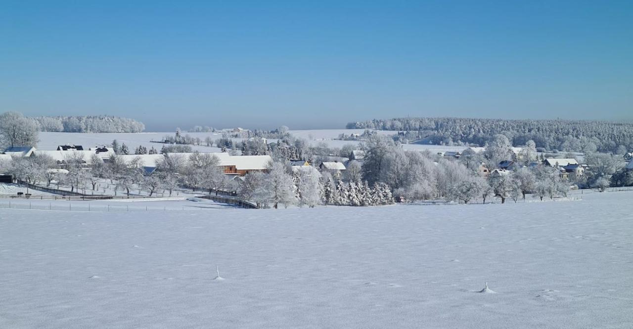 Ferienwohnung Fleischer Langenwetzendorf Esterno foto